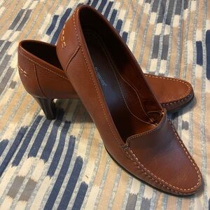 Brown Leather Women's Madison Hush Puppies sz 9